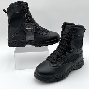 Nevados Uniform Waterproof Tactical Leather Slip Resistant Moto Boots -‎ NWT